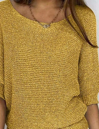 Pull Décontracté En Coton